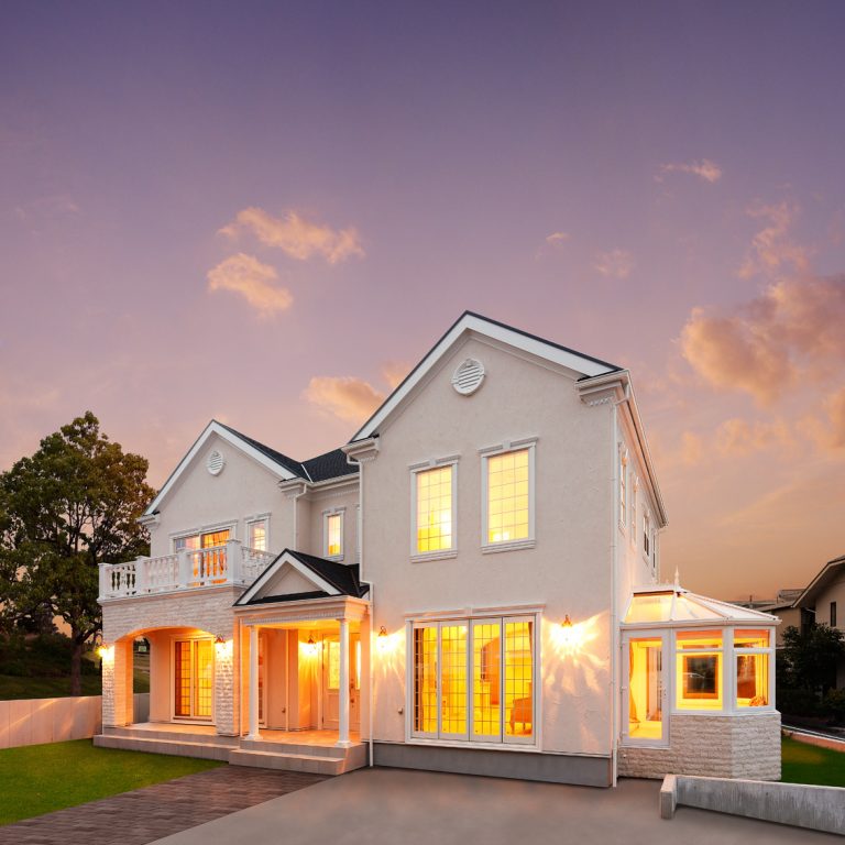 コンサバトリーのある家