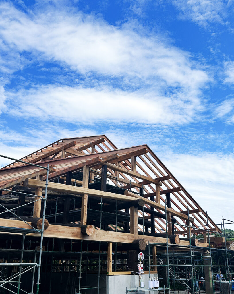 「ふきさらし湯」の上棟式を執り行いました